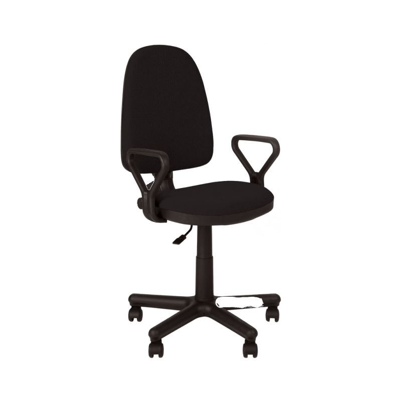 Крісло офісне NOWY STYL (Standart GTP C-11) пластикове, тканина, підлокітники